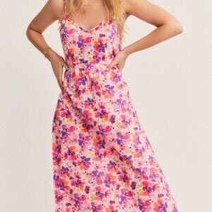 LoveShackFancy Faraday Maxi Slip Dress
